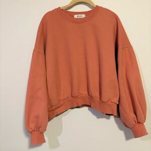 Storets Peach Brushed Oversized Sweatshirt
